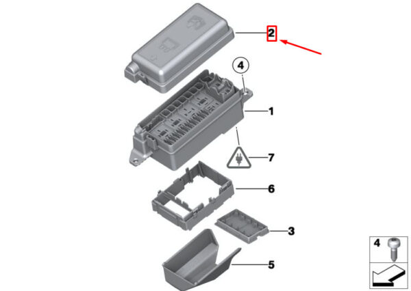 NEW MINI COOPER R56 FUSE BOX COVER 6906628 61146906628 ORIGINAL - Image 7