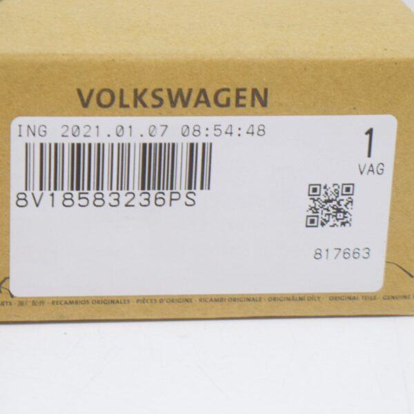 NEW AUDI A3 8V SOUL BLACK COIN HOLDER LHD 8V18583236PS ORIGINAL - Image 7
