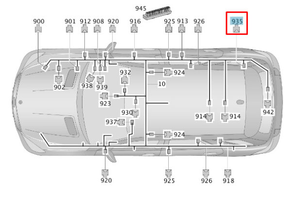 NEW MERCEDES-BENZ M W166 TANK CONNECTOR PLUG HO USING A0225453226 ORIGINAL - Image 7