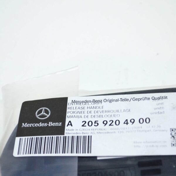NEW MB C W205 REAR LEFT SEAT BACKREST LOCK RELEASE HANDLE A2059204900 ORIGINAL - Image 7