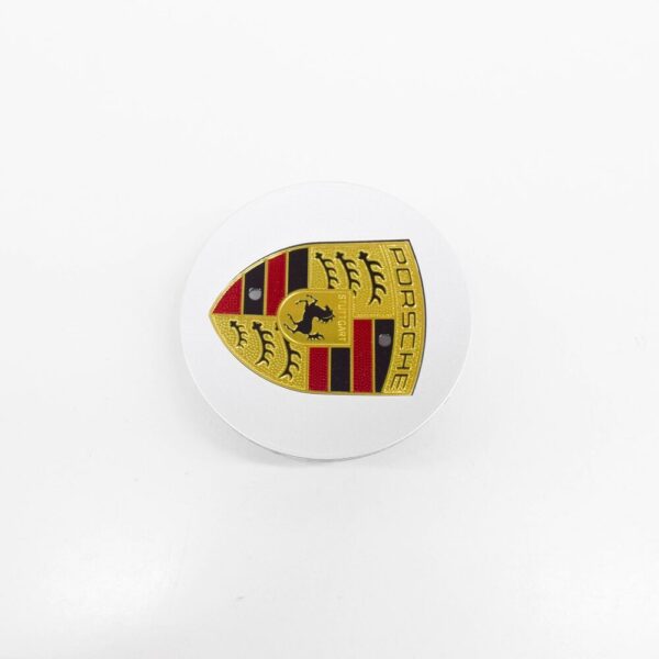 Porsche Large Colour Crest Centre Cap 00004460601 GENUINE NEW - Image 3
