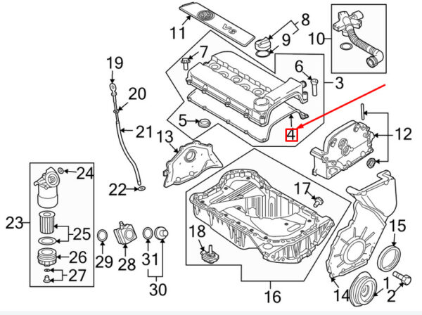NEW ORIGINAL OEM 022103483E