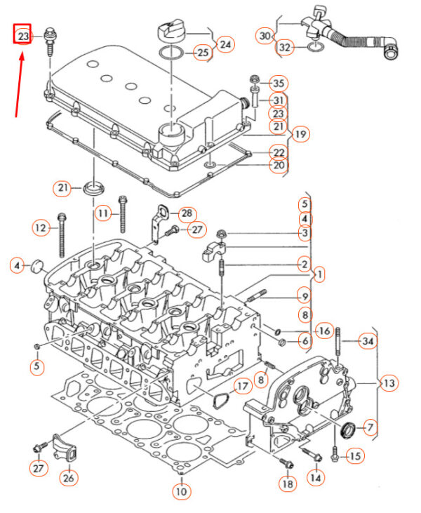 NEW ORIGINAL OEM 022103831B