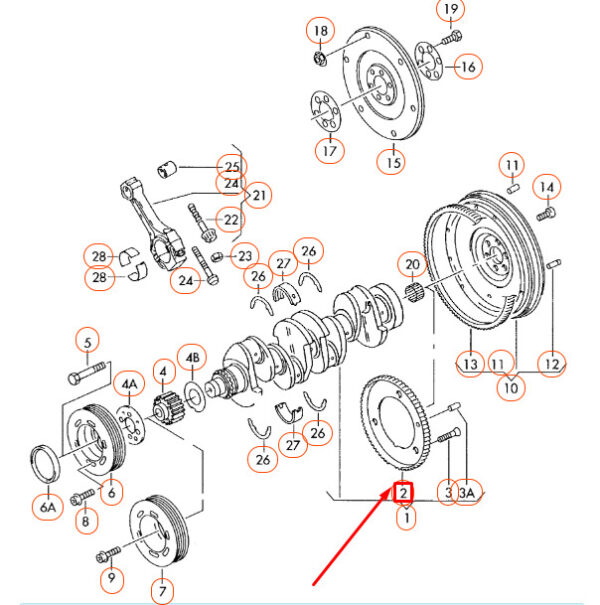 NEW GENUINE OEM 028105189B