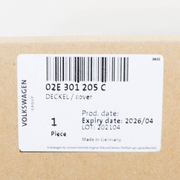 Audi A3 8P DSG Clutch Pack Cover 02E301205C NEW ORIGINAL