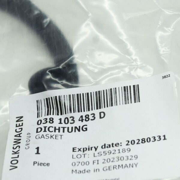 AUDI A3 8P Cylinder Head Cover Gasket Seal 038103483D NEW ORIGINAL