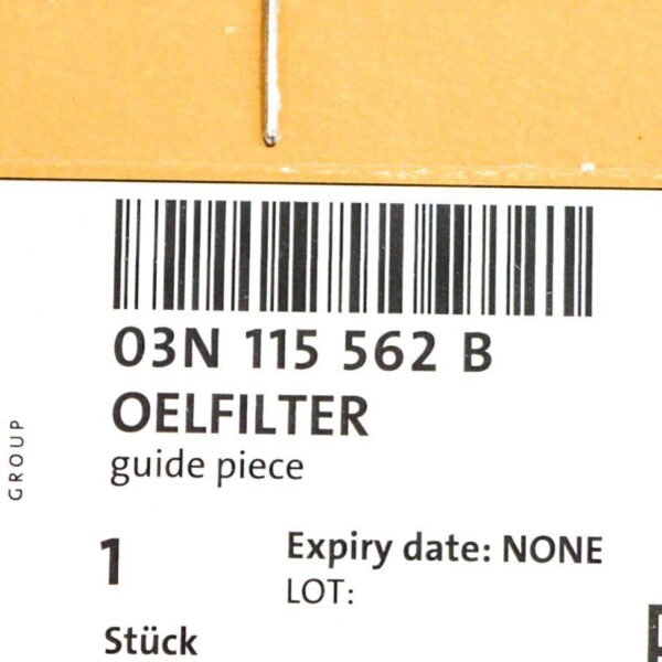 Audi A3 8V oil filter 03N115562B new - Image 3