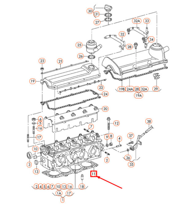 NEW ORIGINAL OEM 06A103383AN