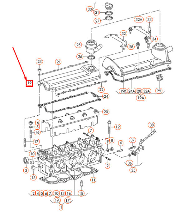 NEW GENUINE OEM 06A103475C