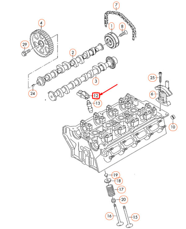 NEW ORIGINAL OEM 06E109417S
