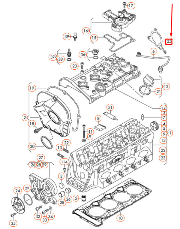 NEW ORIGINAL OEM 06H103121F