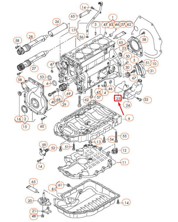 NEW ORIGINAL OEM 06H103517D