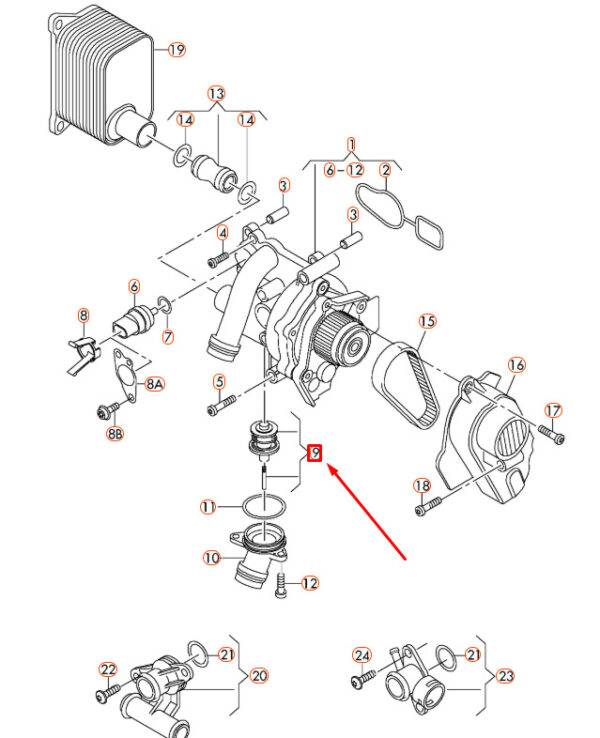 NEW GENUINE OEM 06H121113B