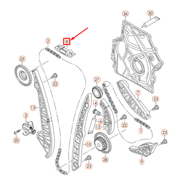 NEW ORIGINAL OEM 06K109469N