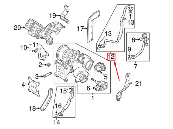 NEW GENUINE OEM 06K145778AS