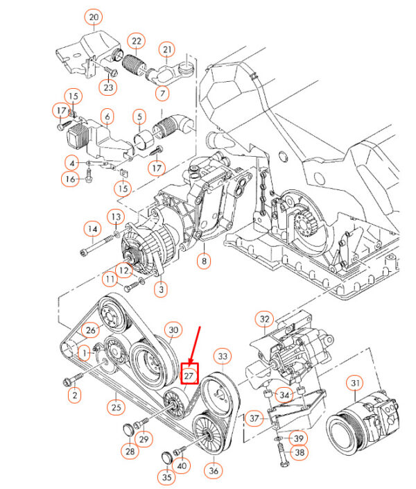 NEW OEM ORIGINAL 077109244F