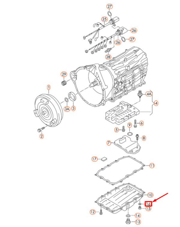 NEW AUDI Q7 4L TRANSFER OIL GLASS SCREW SEALING O-RING 09D321181B - Image 3