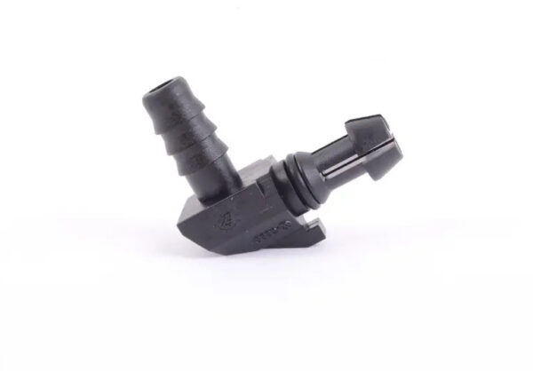 VW TOUAREG 7P MK2 Flanged Shaft Breather Angled Connector 0AD301065A NEW GENUINE - Image 3