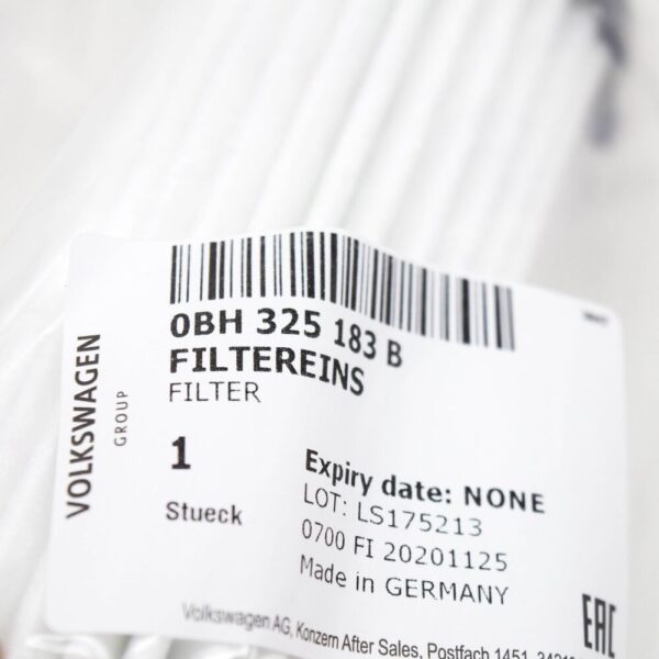 Audi R8 42 Oil Filter 0BH325183B NEW ORIGINAL
