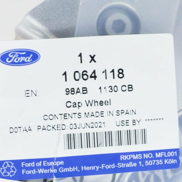 NEW FORD FOCUS MK1 WHEEL HUB COVER CAP 98AB-1130-CB 1064118 ORIGINAL - Image 6