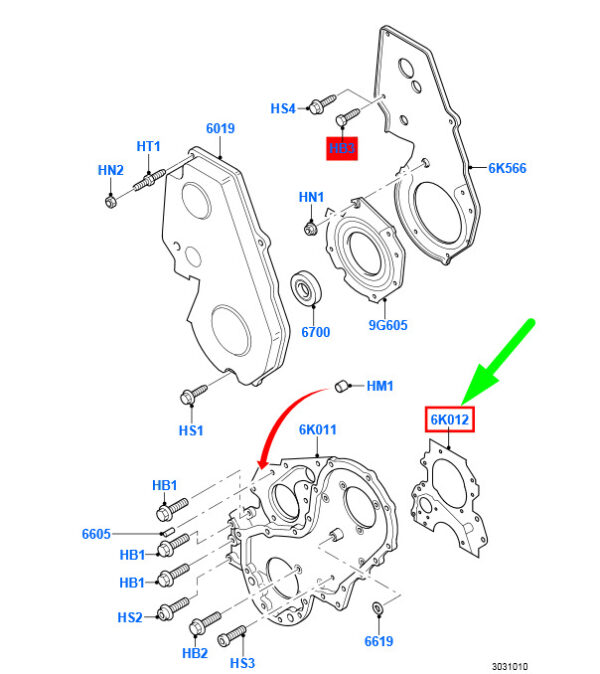 1078522 XS4Q-6K012-AC