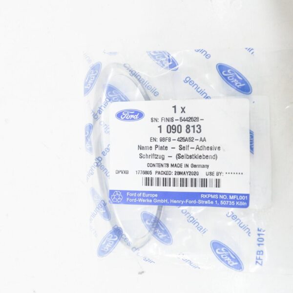 FORD KA MK1 Rear Emblem Name Plate Badge 98FB-425A52-AA 1090813 NEW GENUINE - Image 6