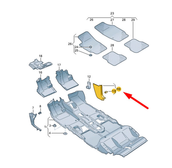 NEW GENUINE OEM 10B8634844PK