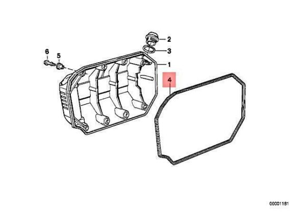 ORIGINAL BMW K 75 K 75 C Gasket 11141460687 - Image 4