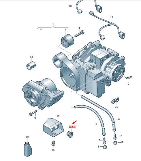 VW TRANSPORTER VI T6 Rear Final Drive Grommet 111971907 NEW GENUINE - Image 3