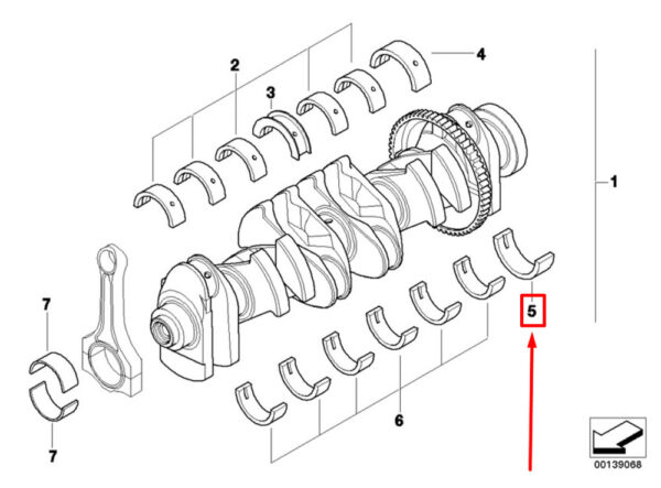 NEW ORIGINAL OEM 11217627025