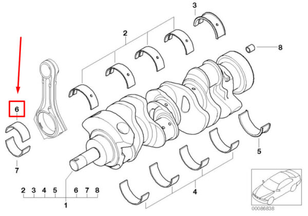 BMW 3 convertible E93 engine crankshaft starting disc 11217841615 NEW ORIGINAL - Image 4