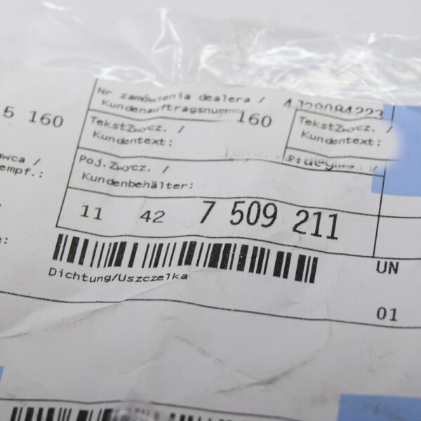 Mini Convertible R52 Engine Oil Filter Housing Gasket 11427509211 7509211 NEW GENUINE