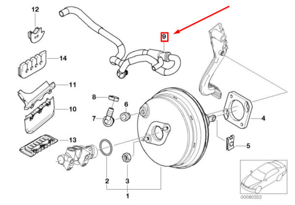 BMW 3 Convertible E46 Suction Jet Pump 7836745 11617836745 NEW ORIGINAL - Image 4