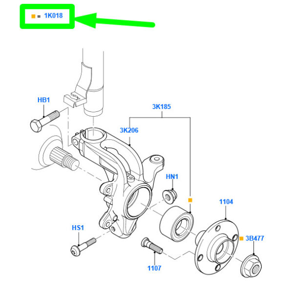 NEW GENUINE OEM 1201569 NEW FORD FIESTA WS MK5 FRONT WHEEL BEARING REPAIR KIT 1201569 ORIGINAL