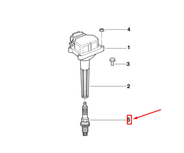 OEM BMW E39 E52 R50 R52 R53 HIGH POWER SPARK PLUG 1PCS 12120037608 ORIGINAL - Image 4