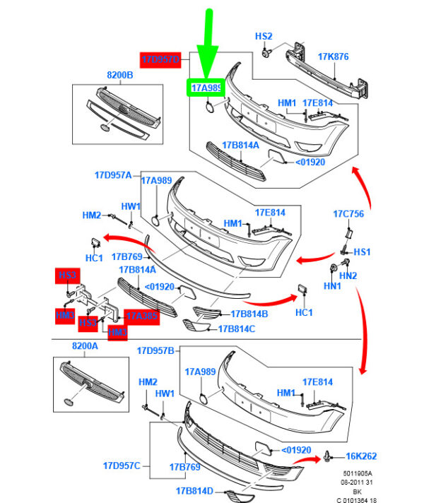 NEW GENUINE OEM 1214013 NEW FORD FIESTA WS MK5 FRONT BUMPER TOW HOOK COVER 1214013 ORIGINAL
