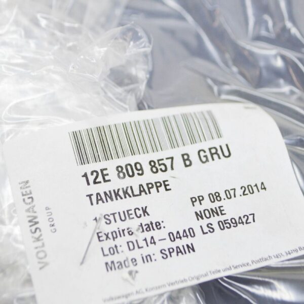 Volkswagen UP fuel flap 12E809857BGRU NEW ORIGINAL