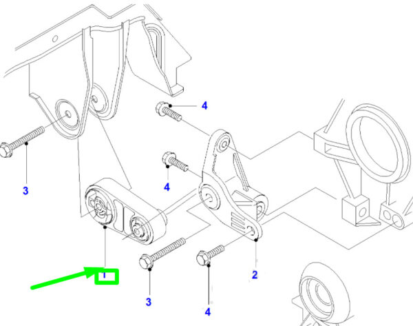 NEW GENUINE OEM 1327578 NEW FORD MONDEO MK3 ENGINE MOTOR MOUNT TORQUE 1327578 1S71-6P082-AF ORIGINAL