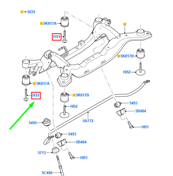 NEU FORD MONDEO MK4 HECKKREUZERSCHRAUBE UND WASCHMASCHINE ASSY 1382655 ORIGINAL - Image 3