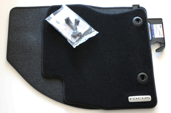 NEW FORD FOCUS MK2 FRONT FLOOR MAT SET LHD 1418442 AM4M5J-130B18-BC3YYW ORIGINAL - Image 3