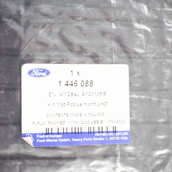 NEW GENUINE OEM 1446088 NEW FORD FOCUS MK1 FRONT FLOOR MAT SET LHD 1446088 AM2S4J-A13010-FB ORIGINAL