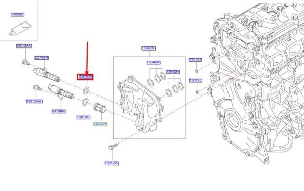 150663RC6A NISSAN QASHQAI J11 MK2 Engine Oil Pump Seal 150663RC6A NEW GENUINE