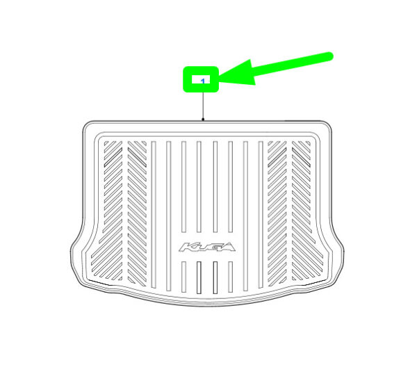 NEW GENUINE OEM 1522249 NEW FORD KUGA C394 MK1 LOAD COMPARTMENT LINER 1522249 ORIGINAL