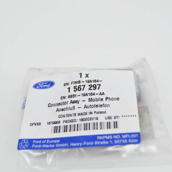 FORD KA MK2 MOBILE PHONE PORT 1567297 9S51-19A164-AA NEW - Image 6