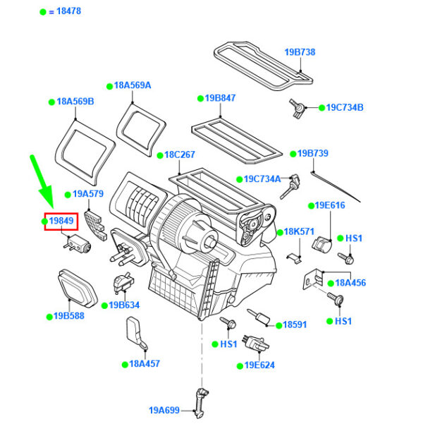 NEU ORIGINAL OEM 1573305 NEW FORD GALAXY MK2 EVAPORATOR EXPANSION VALVE 1573305 6G91-19849-AD GENUINE