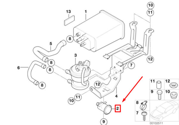 NEW MINI COOPER R50, R53 ACTIVATED CARBON DUST FILTER USA 16136801157 ORIGINAL - Image 4