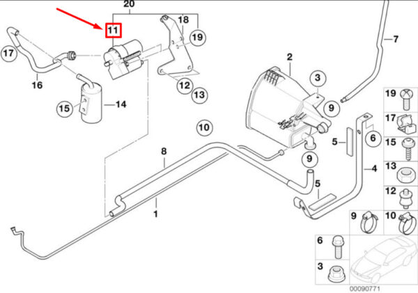 NEW GENUINE OEM 16137193479 7193479