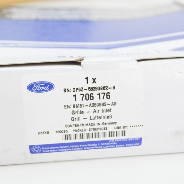 Ford Focus C346 MK3 Rear Left Side Air Inlet Wind Grid 1706176 NEW GENUINE - Image 6