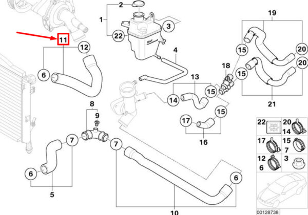 NEW GENUINE OEM 7515989 17127515989