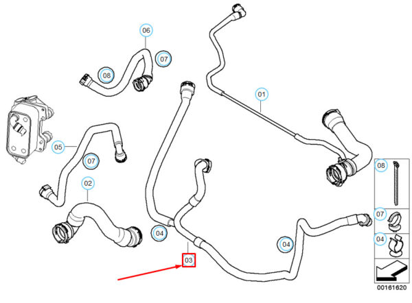 NEW GENUINE OEM 17127560971 7560971